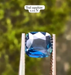 Teal sapphire as seen on Instagram