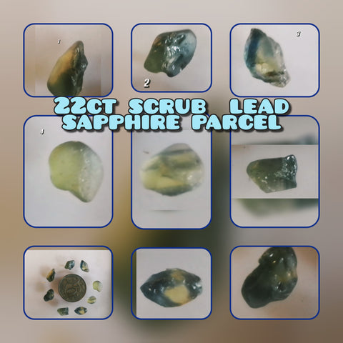 scrub lead sapphire parcel