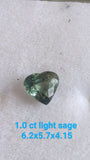 Sapphire heart cut