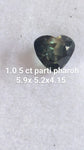 Sapphire heart cut