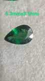 tsavorite under carat garnet. Suitable for any type of jewelry