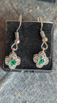 emerald ear ring pairs