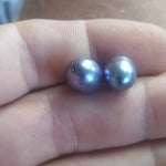 Tahitian black pearls