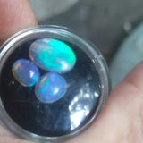 3 stone opal jewellery set