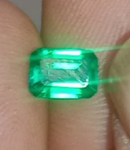 Chivor emerald emerald cut