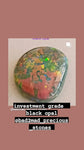 investment  grade black opal stone