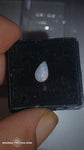 Coober pedy australian opal solid  set in 18k w gold/silver ring